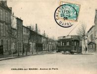 Avenue de Paris à Châlons-sur-Marne