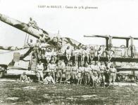 Camp de Mailly pendant la Grande Guerre - Canon de 32 glissement