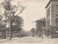 La Rue Saint-Simon et l'Hôtel-Dieu à Reims 