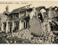 L'église de Witry-les-Reims détruite suite à la Première Guerre Mondiale