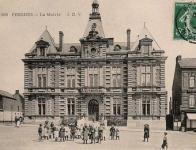 La mairie de Fresnes-sur-Escaut (vers 1908)