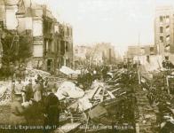 Lille après l'explosion Bd de la Mosellle (1916)