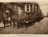 L'arrivée de la Landsturn à Lille pendant l'occupation allemande