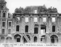 Un quartier bombardé par les allemands (1914-1916)