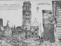 La rue Saint Gery bombardée par les allemands en 1914