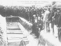 13 mars 1906 - obsèques des victimes de la catastrophe de Courrières 1100 mineurs tués