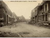 La rue de l'Abbaye après la Guerre