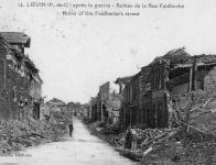 La rue Faidherbe  à Liévin (après-guerre)