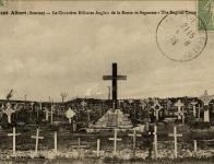 Le cimetière anglais de la route de Bapaume à Albert (vers 1919)