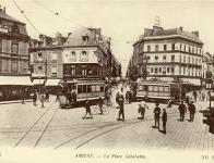 La Place Gambetta à Amiens