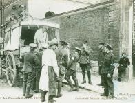 Arrivée de blessés anglais à Amiens