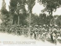 Infanterie anglaise, les indiens aux environs de Péronne